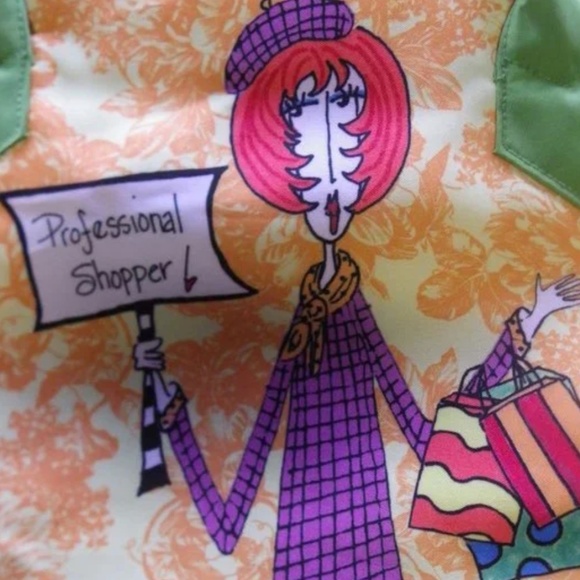 Dolly Mama Personal Shopper Zippered Tote Bag - Picture 2 of 6